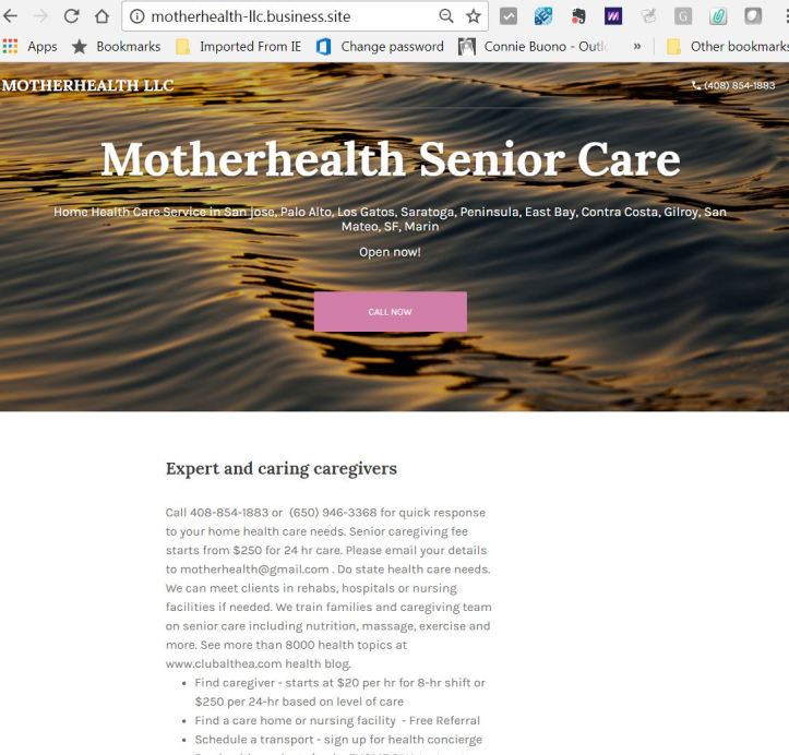 business site at google